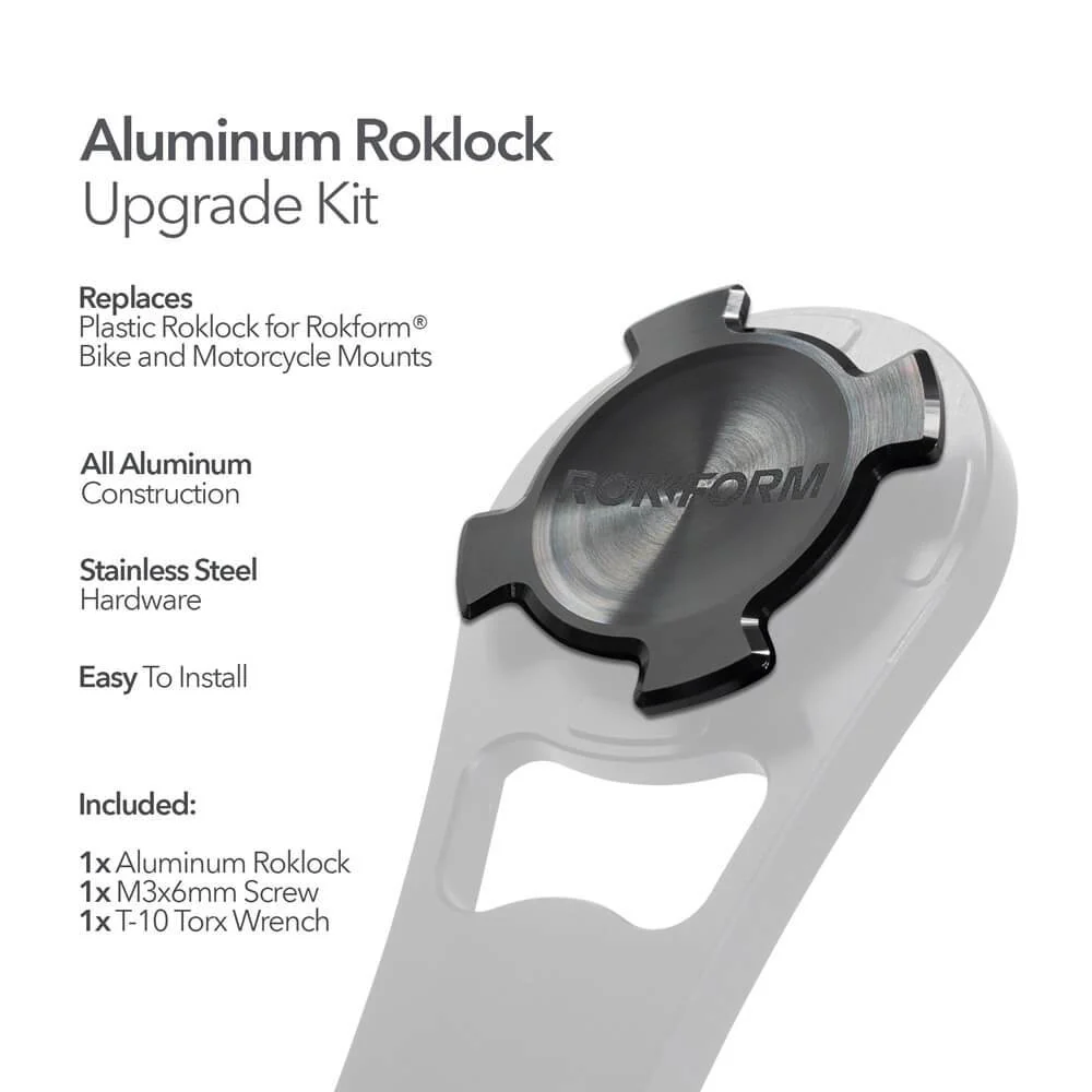 Aluminum RokLockĀ® Upgrade Kit - For Rokform Bike and Motorcycle Mounts - Image 2